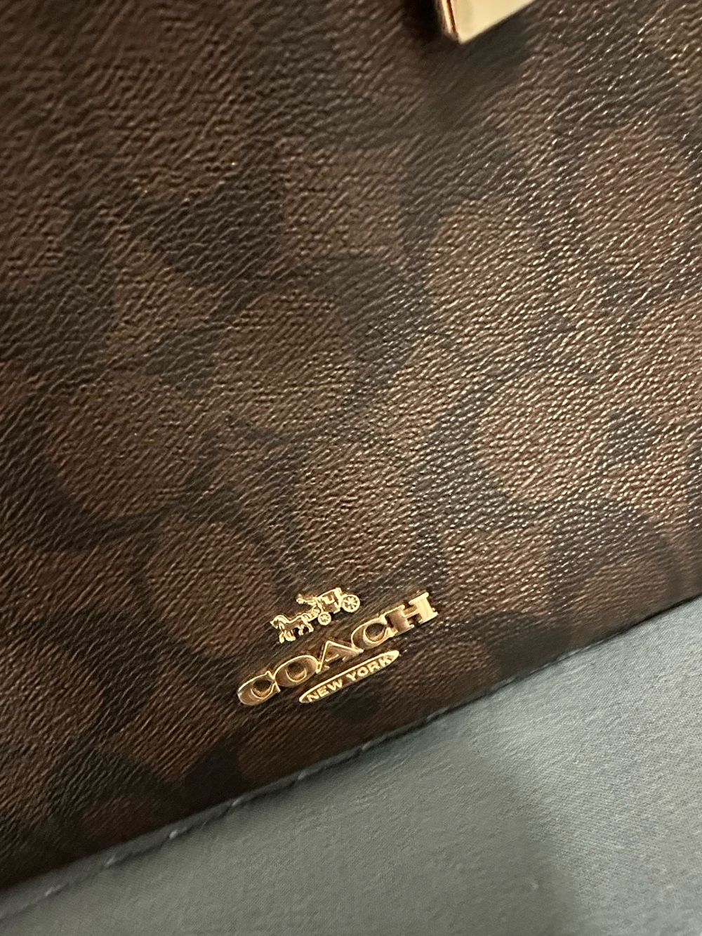 Coach Katy Dome Satchel Signature Canvas - Picture 9 of 15